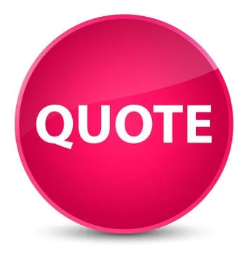 Quote elegant pink round button Illustrazione stock