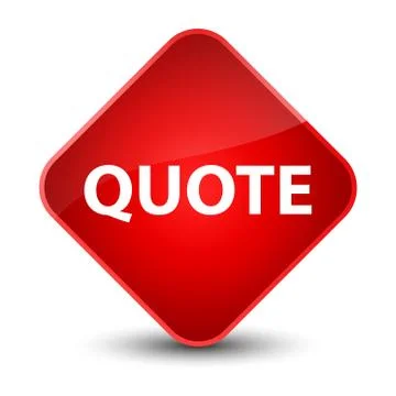 Quote elegant red diamond button 스톡 일러스트