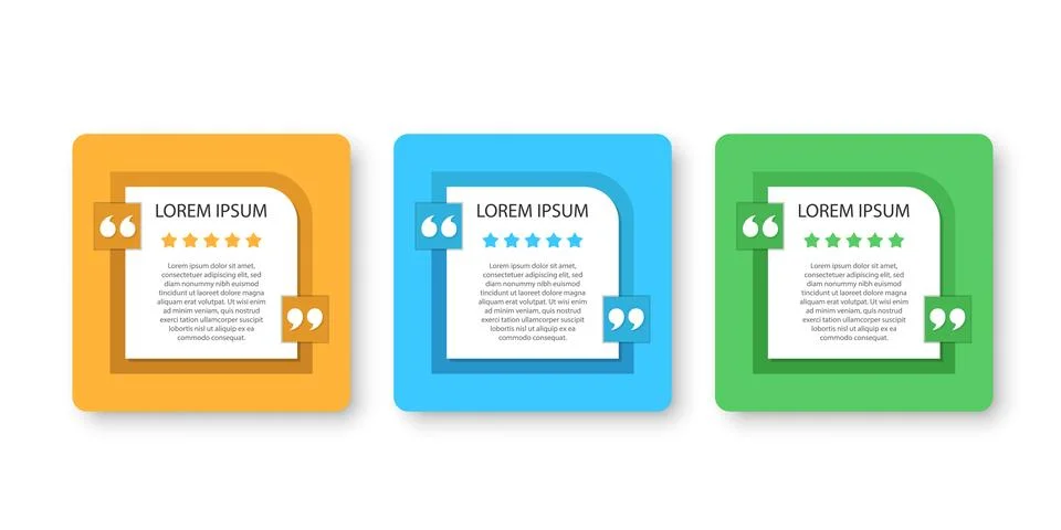 Quote frame blank template icon in flat style. Empty speech bubble vector i.. Stockillustratie
