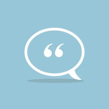 Quote icon vector Stock Illustration