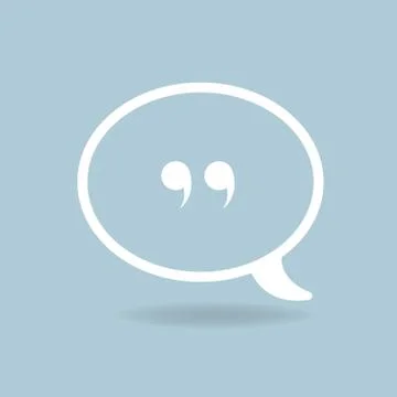 Quote icon vector Stock Illustration