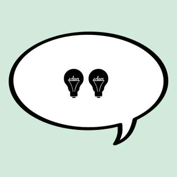Quote idea vector Stock Illustration