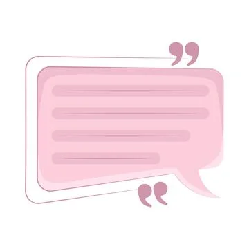 Quote Illustration イラスト素材