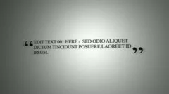 Quote Media Stock After Effects