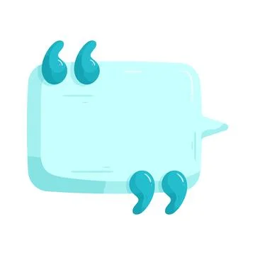 Quote message Stock Illustration
