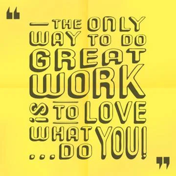 Quote motivational square template Stock Illustration