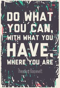 Quote poster Illustrazione stock