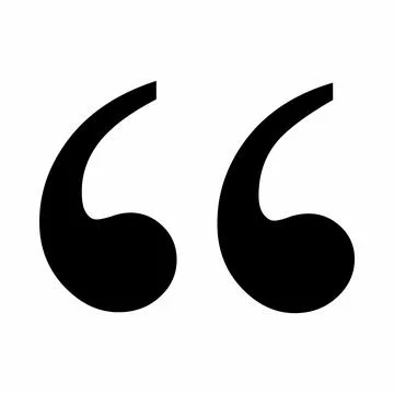 Quote sign icon Stock Illustration