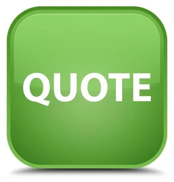 Quote special soft green square button イラスト素材