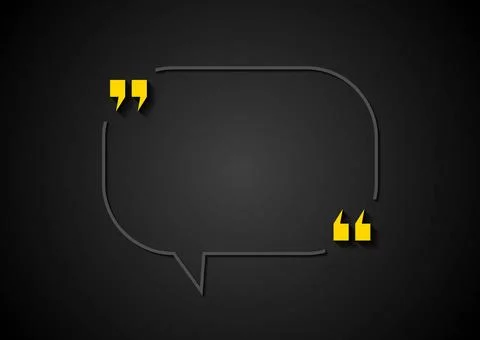 Quote speech bubble abstract design Quote speech bubble abstract design Co... Stock Photos
