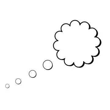 Quote speech bubble or speech balloon on a white background Stock Illustration