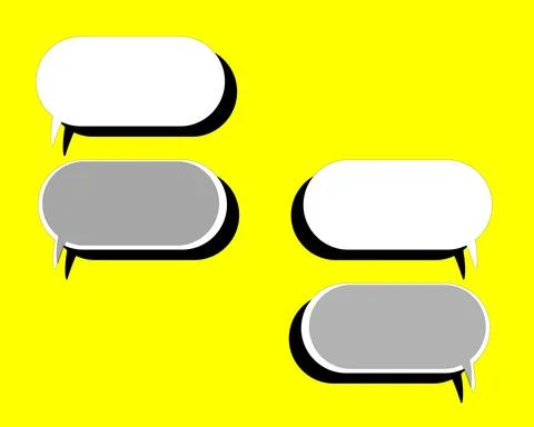 Quote speech bubble template Illustrazione stock