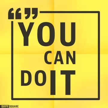 Quote square template Stock Illustration