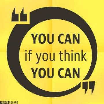 Quote square template Stock Illustration