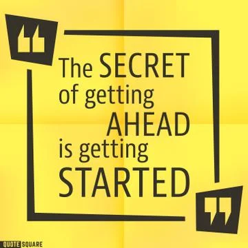 Quote square template Stock Illustration