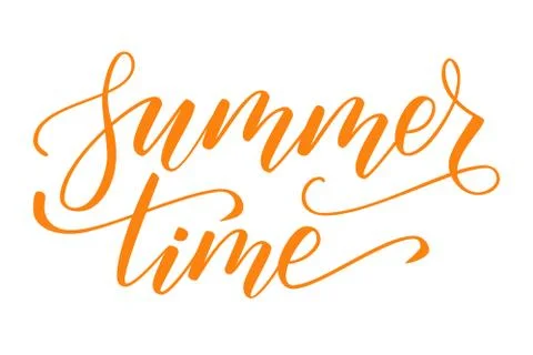 Quote Summer time Stock Illustration
