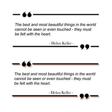 Quote text box frame. Quotation comment speech message texting template. Moti Stock Illustration