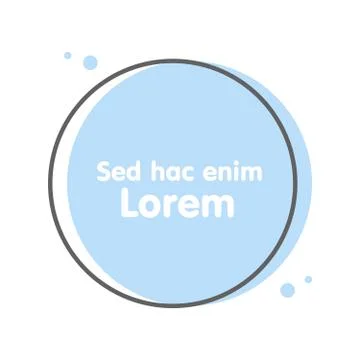 Quote text bubble. Commas, note, message and comment. 库存插图