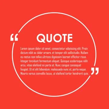 Quote text bubble. 库存插图