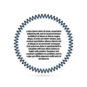 Quote text bubble on white background. Empty template. Vector illustration. Stock Illustration