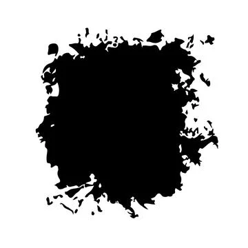 Quote Vector Abstract Grunge Brush Hand Drawn Texture in Black Color Sketch Stock Illustration