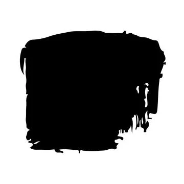 Quote Vector Abstract Grunge Brush Hand Drawn Texture in Black Color Sketch Stock Illustration