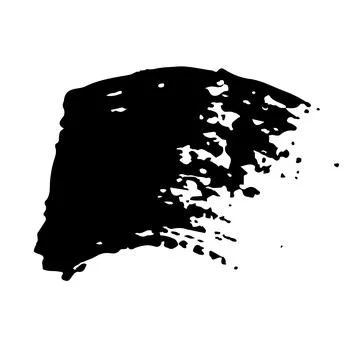 Quote Vector Abstract Grunge Brush Hand Drawn Texture in Black Color Sketch Stock Illustration