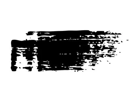 Quote Vector Abstract Grunge Brush Hand Drawn Texture in Black Color Sketch Stock Illustration