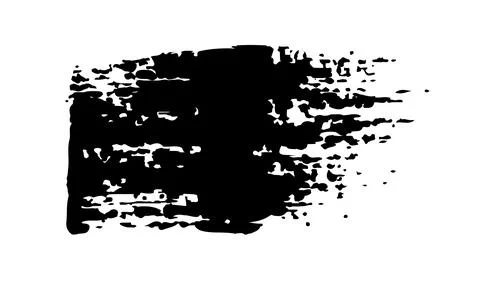 Quote Vector Abstract Grunge Brush Hand Drawn Texture in Black Color Sketch Stock Illustration