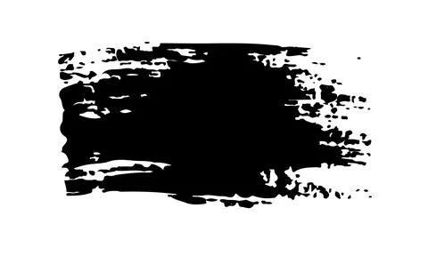 Quote Vector Abstract Grunge Brush Hand Drawn Texture in Black Color Sketch Stock Illustration