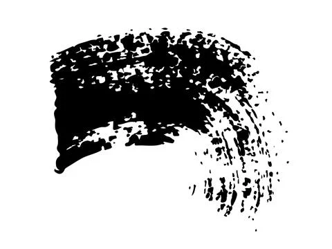 Quote Vector Abstract Grunge Brush Hand Drawn Texture in Black Color Sketch Stock Illustration