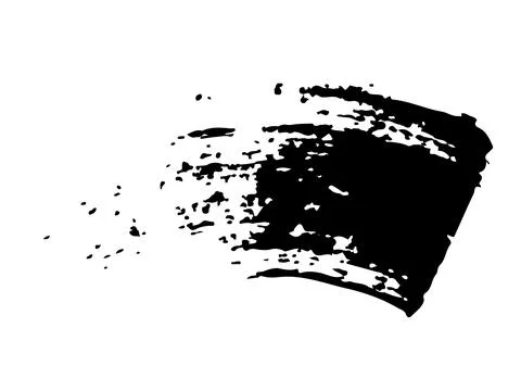 Quote Vector Abstract Grunge Brush Hand Drawn Texture in Black Color Sketch Stock Illustration