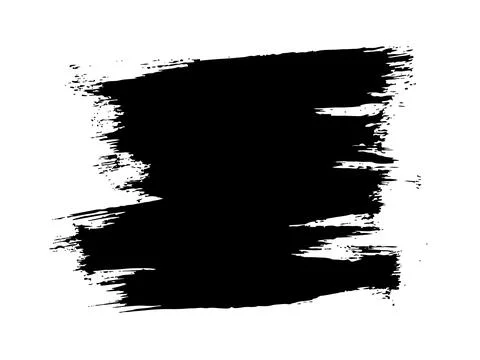 Quote Vector Abstract Grunge Brush Hand Drawn Texture in Black Color Sketch Stock Illustration