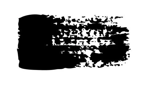Quote Vector Abstract Grunge Brush Hand Drawn Texture in Black Color Sketch Stock Illustration
