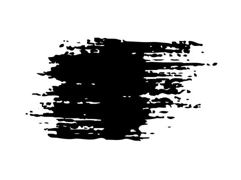 Quote Vector Abstract Grunge Brush Hand Drawn Texture in Black Color Sketch Illustrazione stock