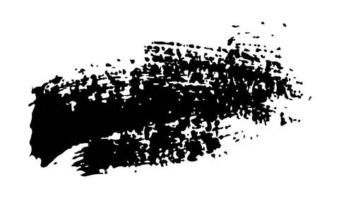 Quote Vector Abstract Grunge Brush Hand Drawn Texture in Black Color Sketch Stock Illustration