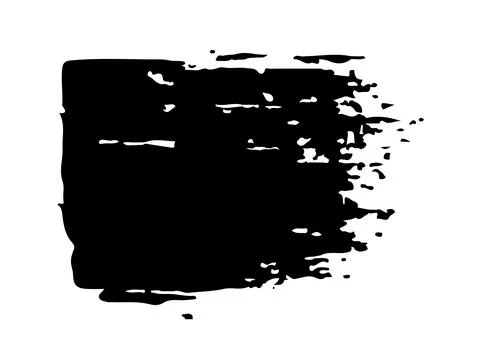 Quote Vector Abstract Grunge Brush Hand Drawn Texture in Black Color Sketch Stock-Illustration