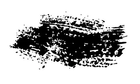 Quote Vector Abstract Grunge Brush Hand Drawn Texture in Black Color Sketch Stock Illustration