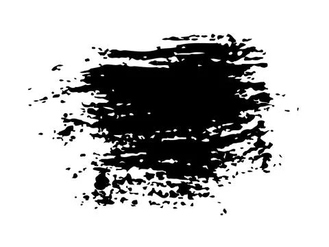 Quote Vector Abstract Grunge Brush Hand Drawn Texture in Black Color Sketch Stock Illustration