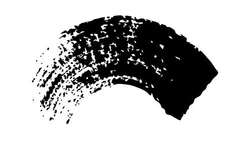 Quote Vector Abstract Grunge Brush Hand Drawn Texture in Black Color Sketch Stock Illustration
