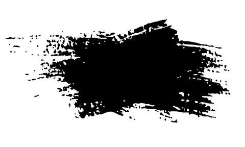 Quote Vector Abstract Grunge Brush Hand Drawn Texture in Black Color Sketch Stock Illustration