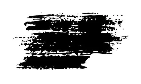 Quote Vector Abstract Grunge Brush Hand Drawn Texture in Black Color Sketch Stock Illustration