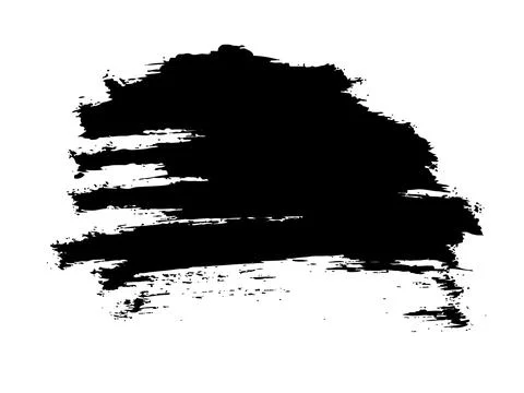 Quote Vector Abstract Grunge Brush Hand Drawn Texture in Black Color Sketch Stock Illustration