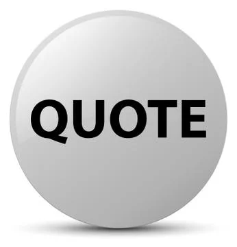 Quote white round button 스톡 일러스트