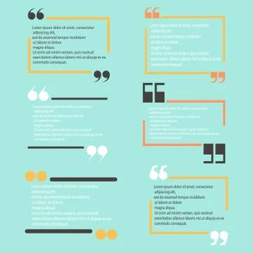 Quotes Stock Illustration