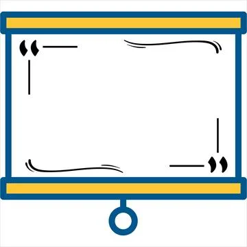 Quotes text box. Text box for inspirational and motivational quotes Stock Illustration