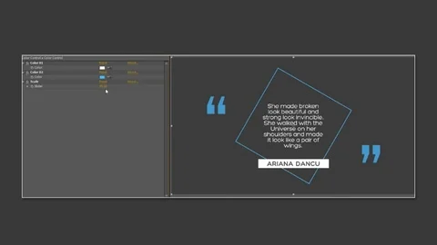 Quotes Titles 스톡 After Effects