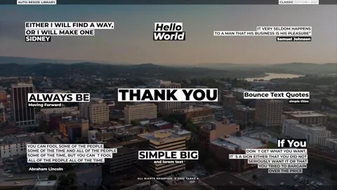 Quotes Typography Modèle After Effects