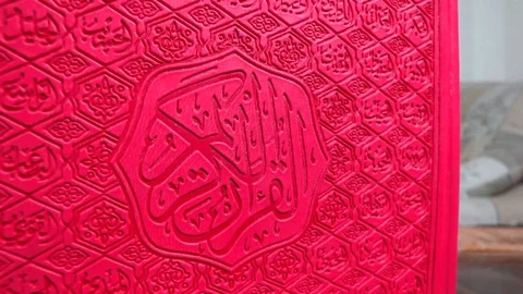 Quran. An Islamic book. Stock Footage 114912901