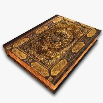Quran Islamic Holy Book 3D Model